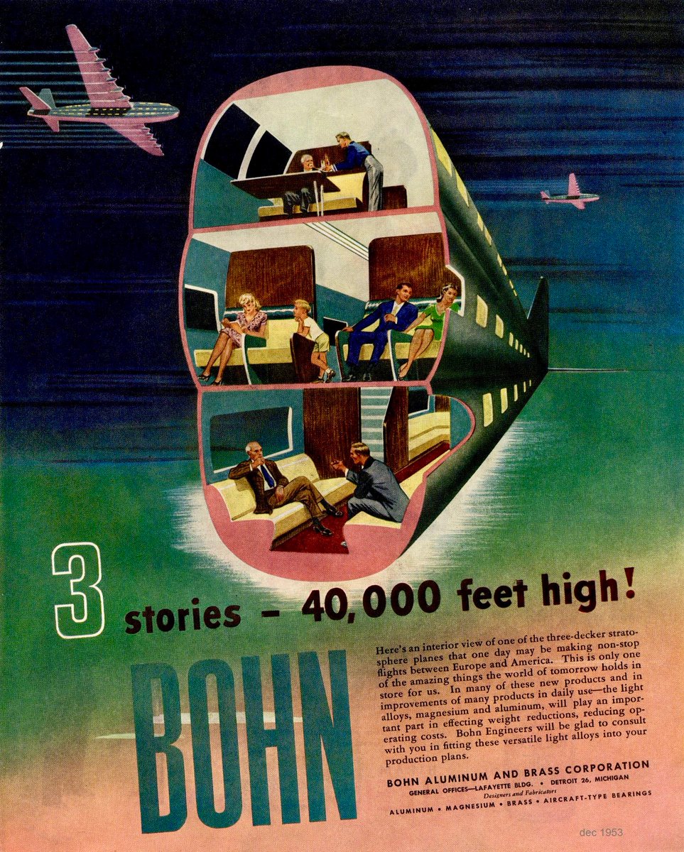 LRonLacy's tweet photo. Bohn Aluminum &amp; Brass Corporation
Designers and Fabricators - Aluminum - Magnesium - Brass - Aircraft Type Bearings’
December 1953
#illustration #illustrationart #graphicdesign #aviation #Bohn #airlines #commercialaviation #aircraft #industrialdesign #metals #alloys https://t.co/35bPknpbPJ