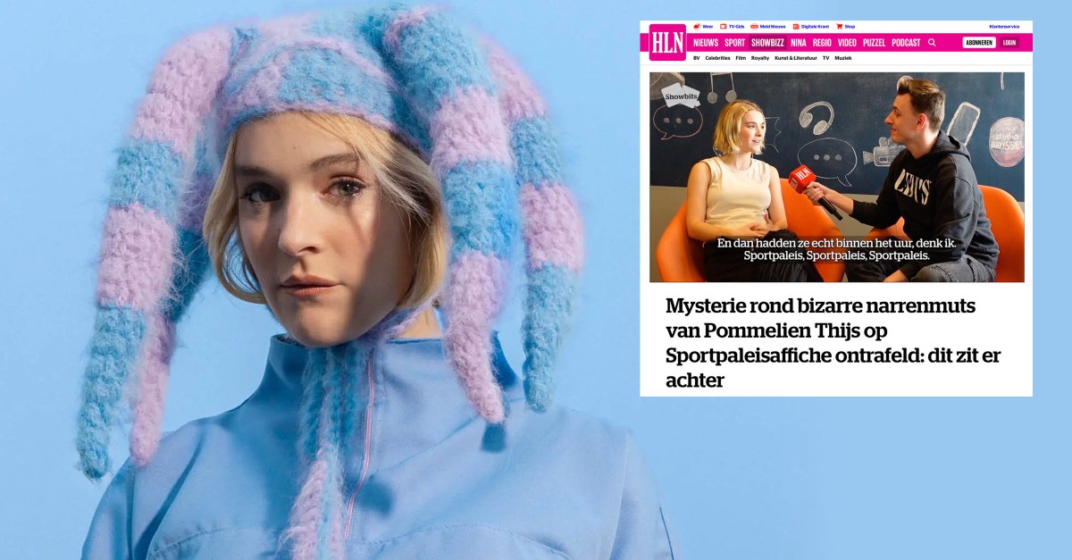 📣 Hint... Het is geen toevallig fashion statement! 😉✨

Lees meer op hln.be 👉 ow.ly/aSMC50UxFIy

#PommelienThijs #Sportpaleis #MysterieuzeMuts