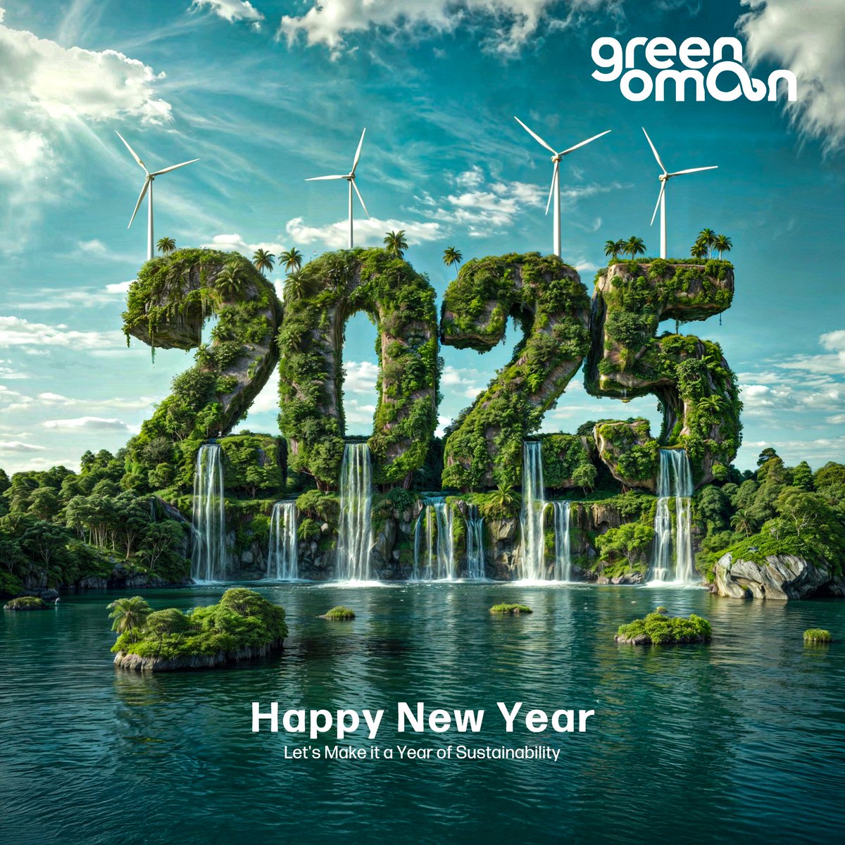 TheGreenOman's tweet photo. 🌱✨ A new year, a renewed commitment to sustainability. Let's make 2025 a year of action, growth, and greener horizons for Oman. Together, we can create a brighter future. 🌍💚

#HappyNewYear #GreenOman #Sustainability https://t.co/7OuFY61d1P