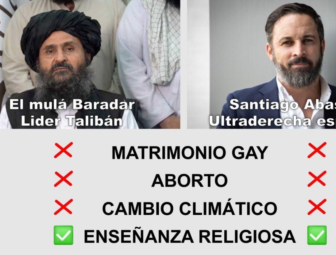 Los talibanes españoles son d vox.