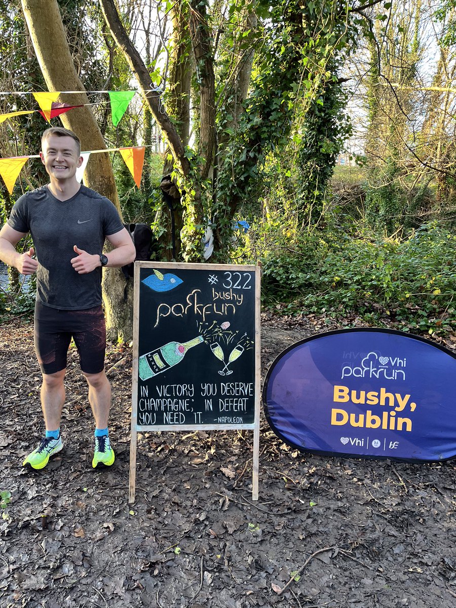 It would be remiss if we didn’t note that we had a new course record yesterday. Dermot blitzed around the route in a fabulous time of 15:21.