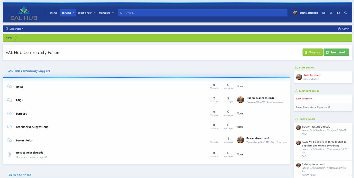 Really excited to announce the launch of EAL HUB Community Forum. This is a FREE space dedicated to all things EAL which will hopefully become the go-to place for asking questions, sharing ideas, getting advice and networking/socialising (as we all know this job can be lonely!).