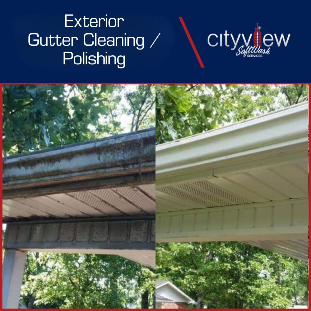 GoCityview's tweet image. Gutter Polishing can make your home go from Blah to Beautiful! Call today for your complimentary consultation! (479) 242-8439