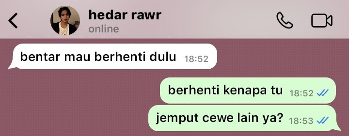 jemput cewe lain?

haechan few tweets au