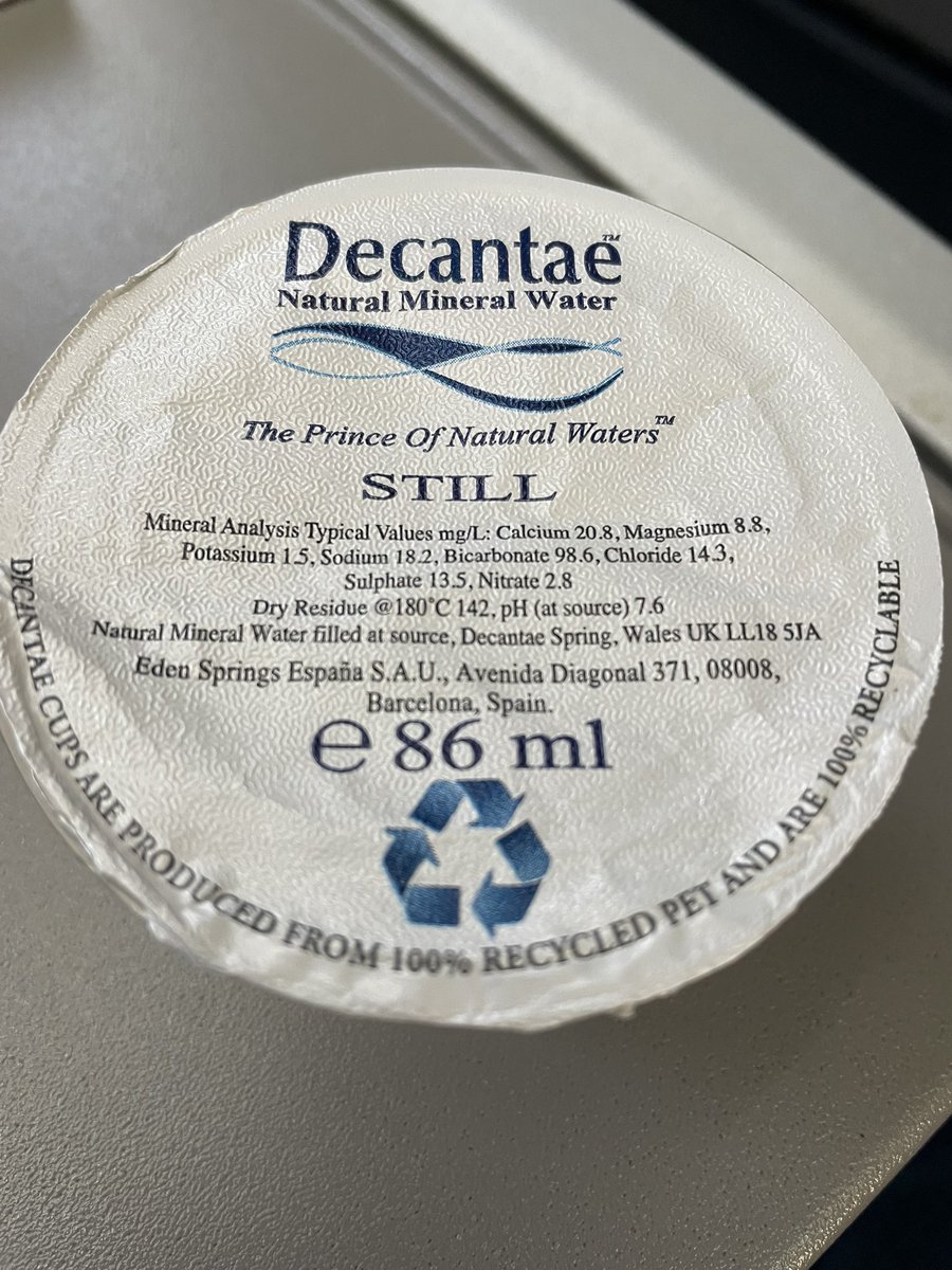 Brian_Monks's tweet photo. @FlyLoganair  Scotland’s Airline, serving up Welsh water. https://t.co/cwHhHnPM5f