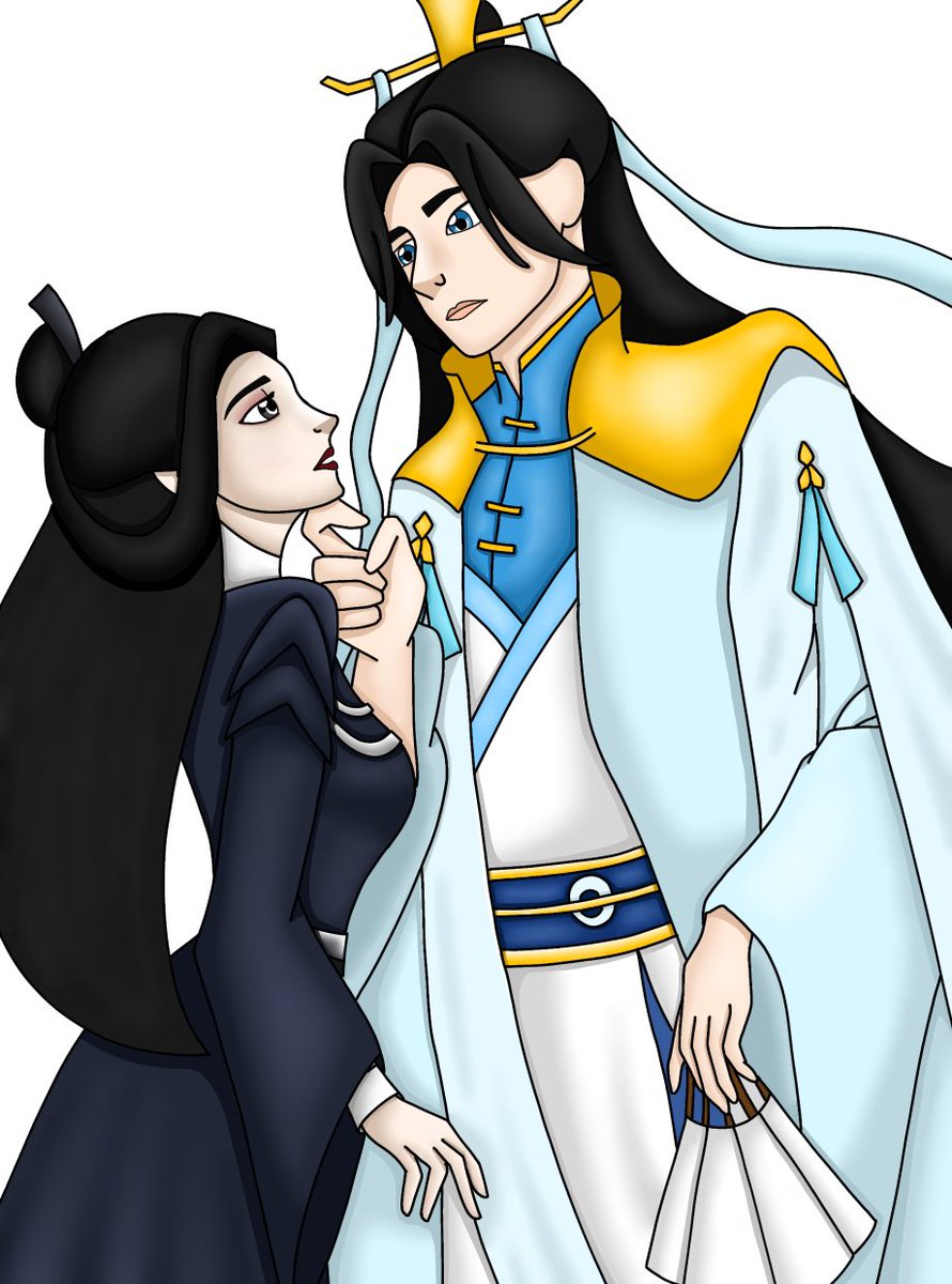Nopynopa's tweet photo. ทำไมพอตัดเส้นสีดำกับตัดเส้นเป็นสีๆมันดูต่างกันจัง😂 #TGCF #tgcffanart #shuiling #สุ่ยหลิง #lingwen #shiwudu #หลิงเหวิน #ซืออู๋ตู้ https://t.co/Twyuxjg3T2