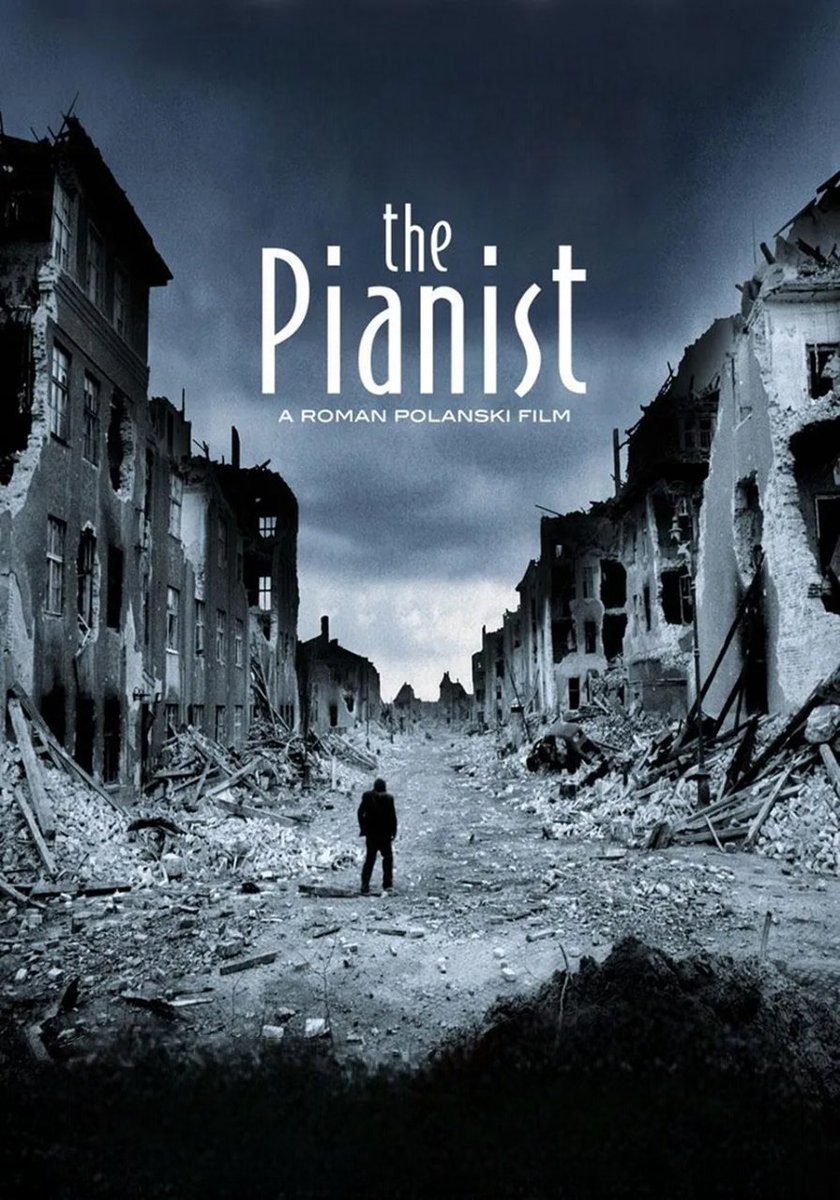 A la izquierda, el doctor palestino Hassam Abu Safiya, camina por las ruinas de Gaza destruida por los sionistas, antes de ser arrestado por "Israel".

A la derecha, el famoso cartel de la película El Pianista, un judío camina por las ruinas de Varsovia destruida por los nazis.