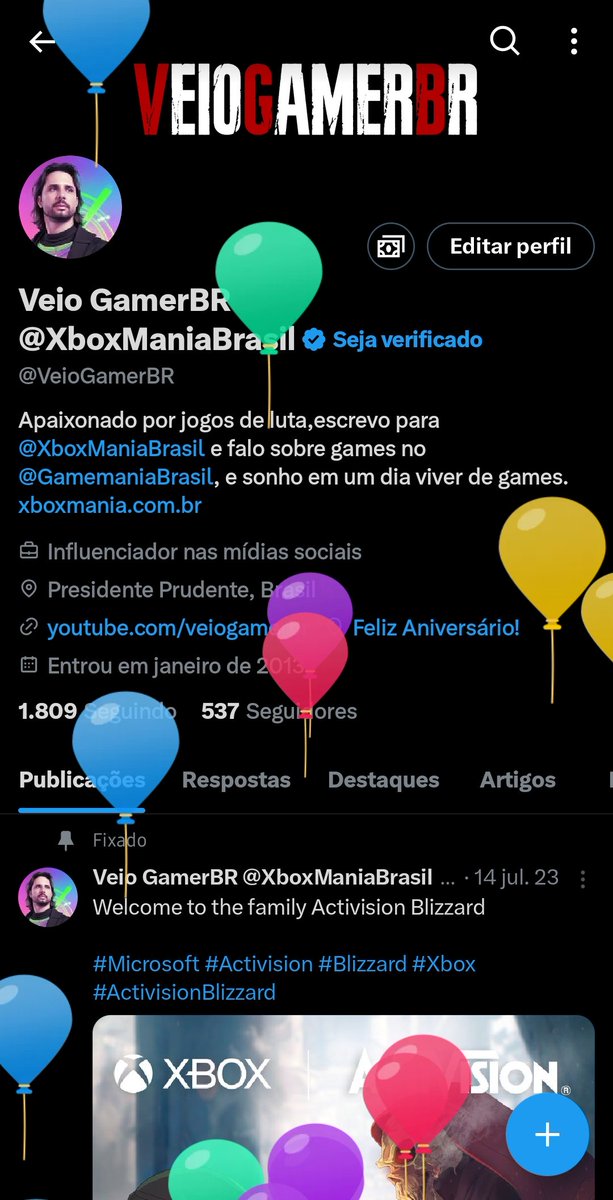 Parabéns pra min 4.2 hoje 🥳