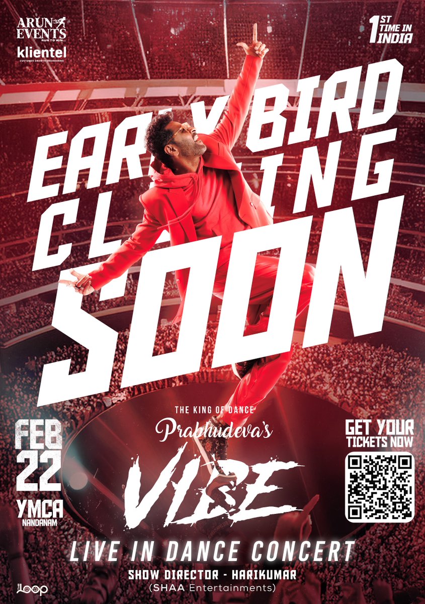 ArunEvents (@aruneventsoffl) on Twitter photo Yes, 2024 is ending , but namma
β Vibe β ku endβeh Kedayaadhu !
Book your tickets right away for the <a href="/PDdancing/">Prabhudheva</a> grandeur π«
π Date: February 22nd
π Venue: YMCA, Nandanam
Link: linktr.ee/Arun_Events
<a href="/aruneventsoffl/">ArunEvents</a> #Hari <a href="/theloophere/">The Loop</a> #BonkDigital
#Vibe #LiveInDanceConcert Yes, 2024 is ending , but namma
β Vibe β ku endβeh Kedayaadhu !
Book your tickets right away for the <a href="/PDdancing/">Prabhudheva</a> grandeur π«
π Date: February 22nd
π Venue: YMCA, Nandanam
Link: linktr.ee/Arun_Events
<a href="/aruneventsoffl/">ArunEvents</a> #Hari <a href="/theloophere/">The Loop</a> #BonkDigital
#Vibe #LiveInDanceConcert