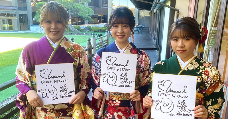 🎁2025年新春プレゼント🎁／ #ガールズケイリン 126期3選手の 直筆