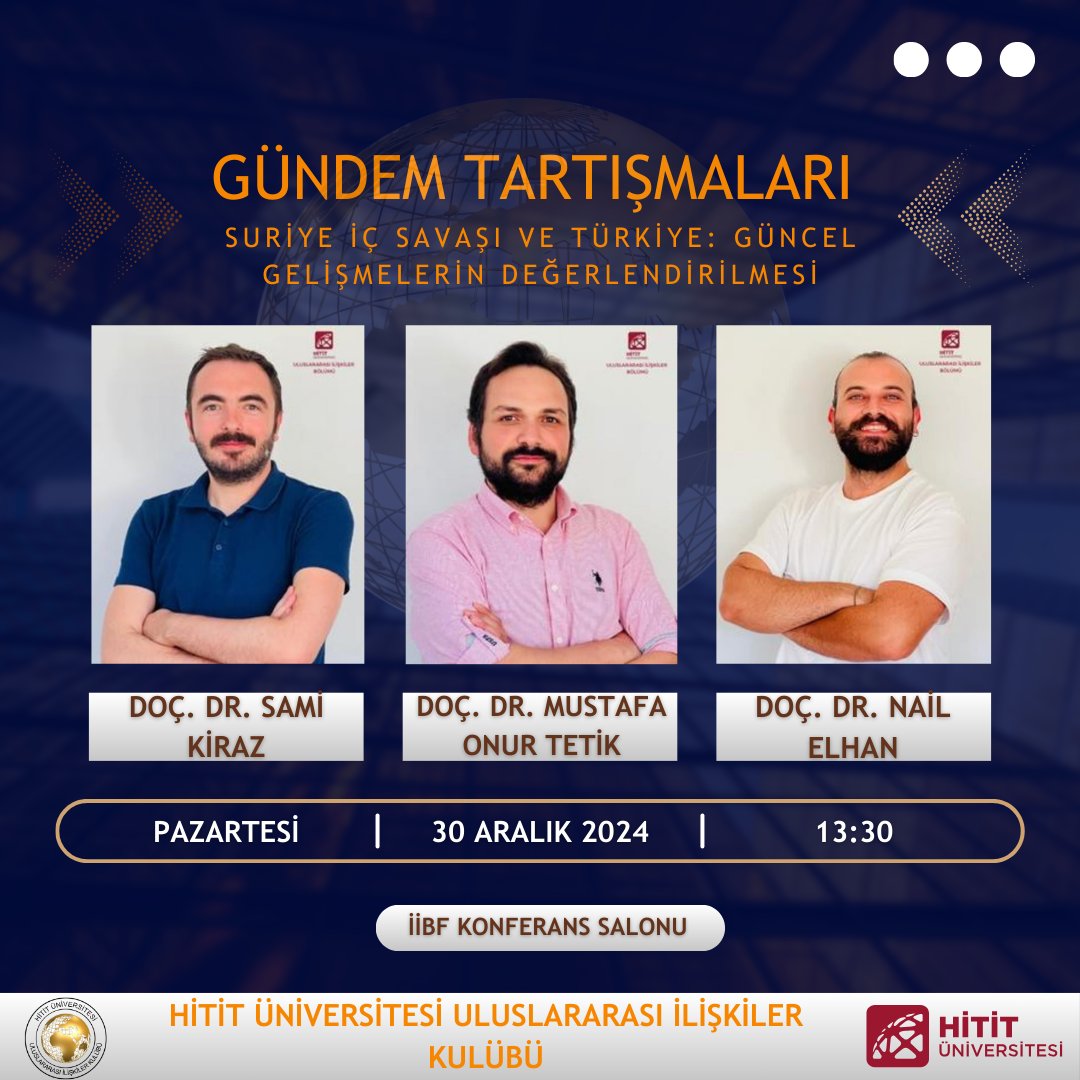 Hitit IR - Uluslararası İlişkiler Bölümü tweet media