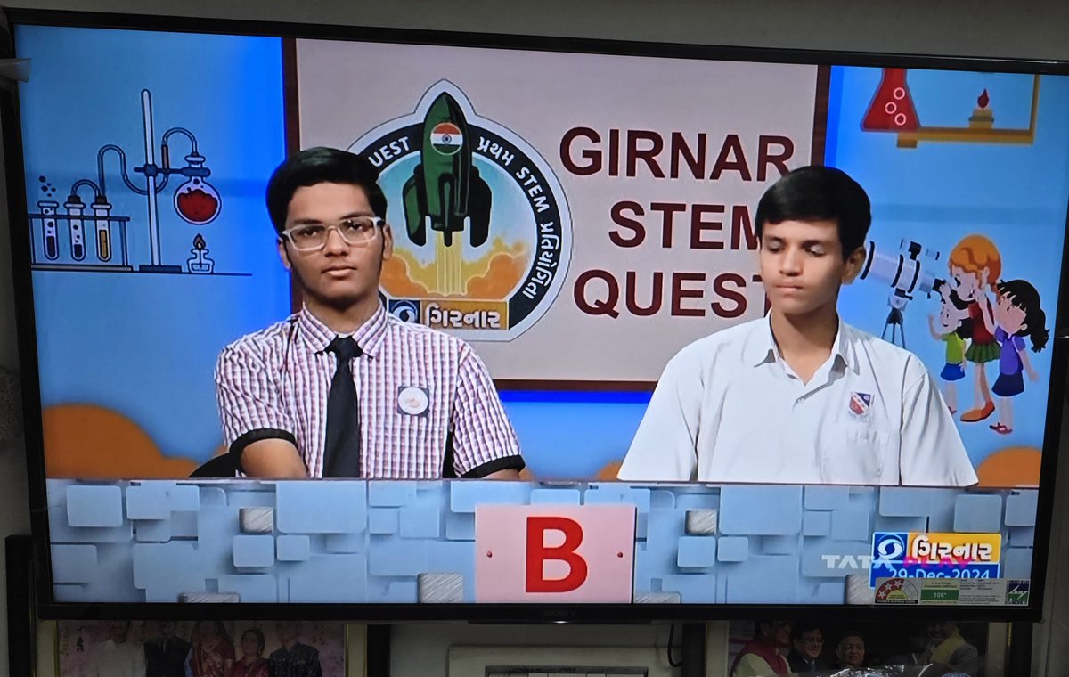 narottamsahoo's tweet photo. Intesting and exciting semifinal of GIRNAR STEM QUEST on @ddgirnarlive now.. https://t.co/Su2GsnAoTY