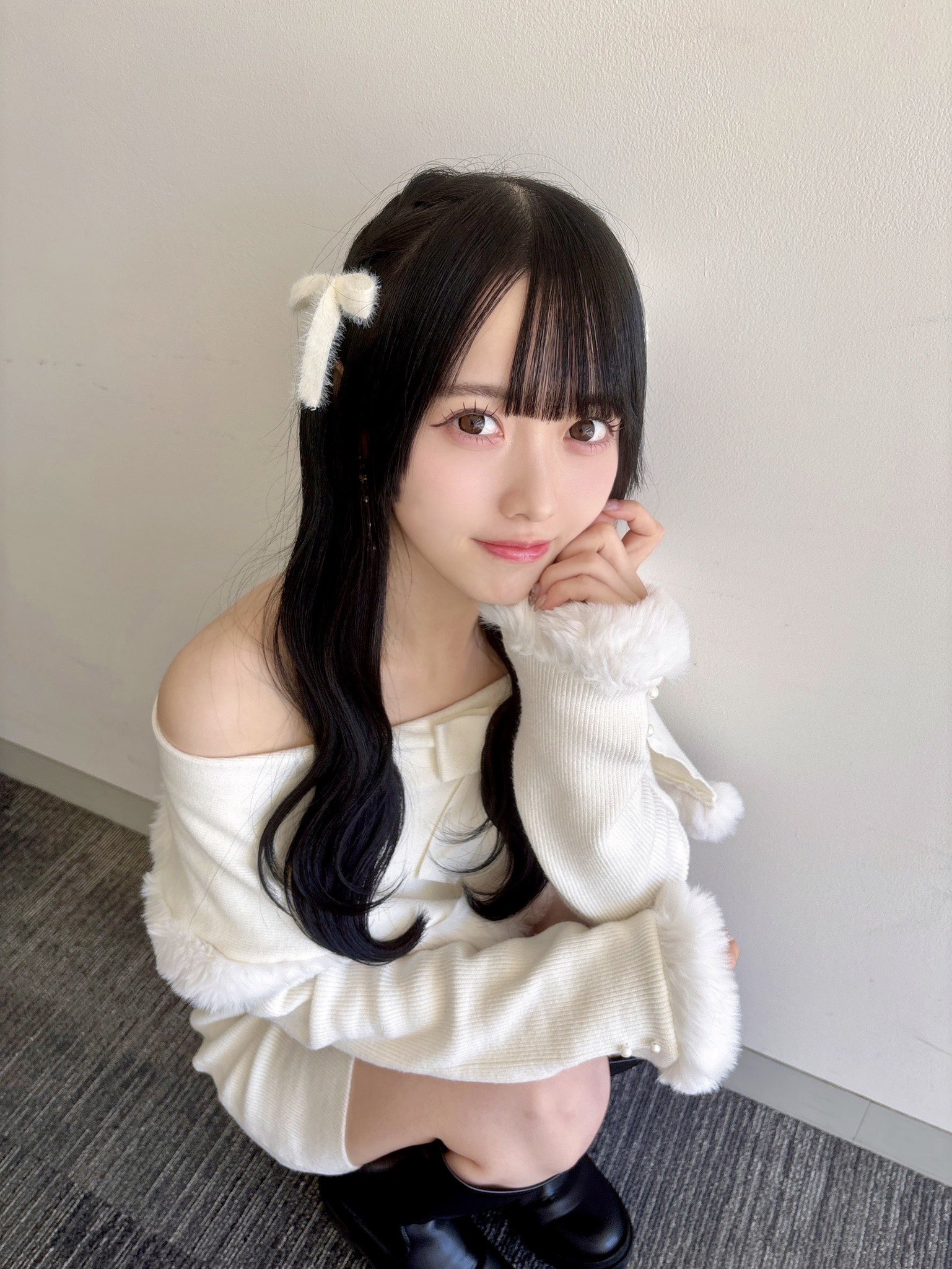 松本ももな お招きツアー　生写真 カジュアルすき？🎼🐈‍⬛ コート好評でうれしい✨いつもと雰囲気