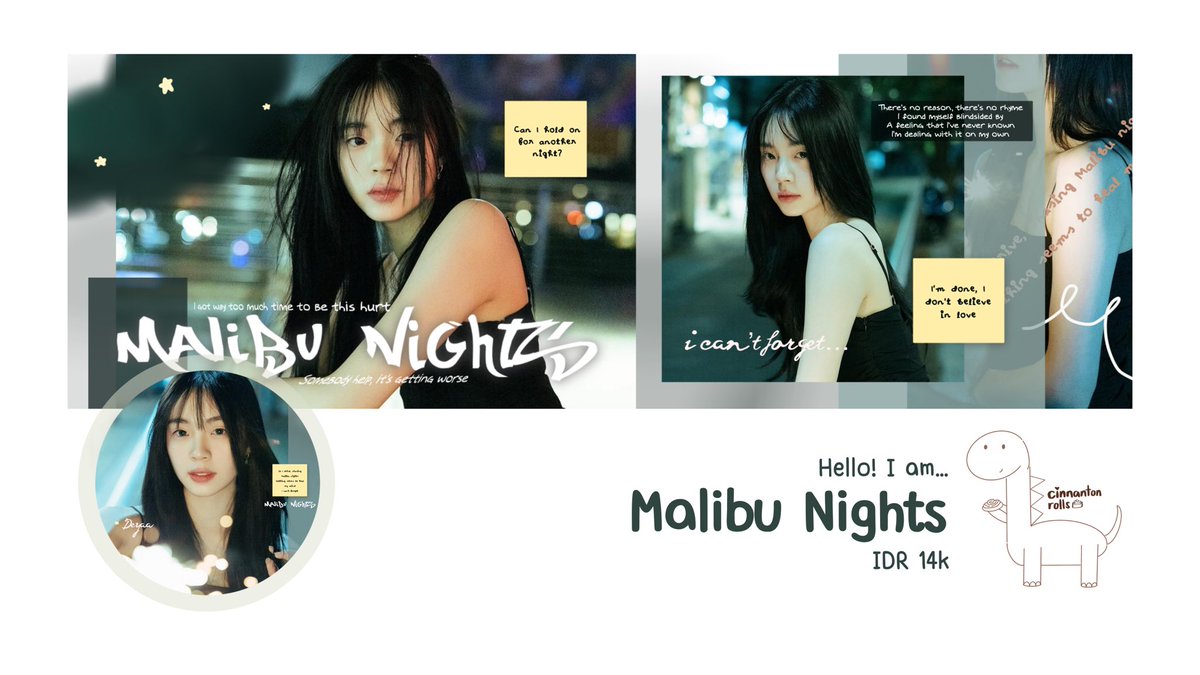 theTeenyBrachio's tweet photo. Reposts are appreciated, thank you! 🦕

Kenalan sama 2 anak baruku yuk :3 Namanya “STAY A LITTLE LONGER” sama “MALIBU NIGHTS” 🥺

5 orang pertama yang mau jajan pakai harga spesial (IDR 10k) boleh langsung DM aku ya. Yang mau jajan harga biasa juga boleh DM!

🌀 #zonauang #zonaBA https://t.co/nvOy3LVRvi