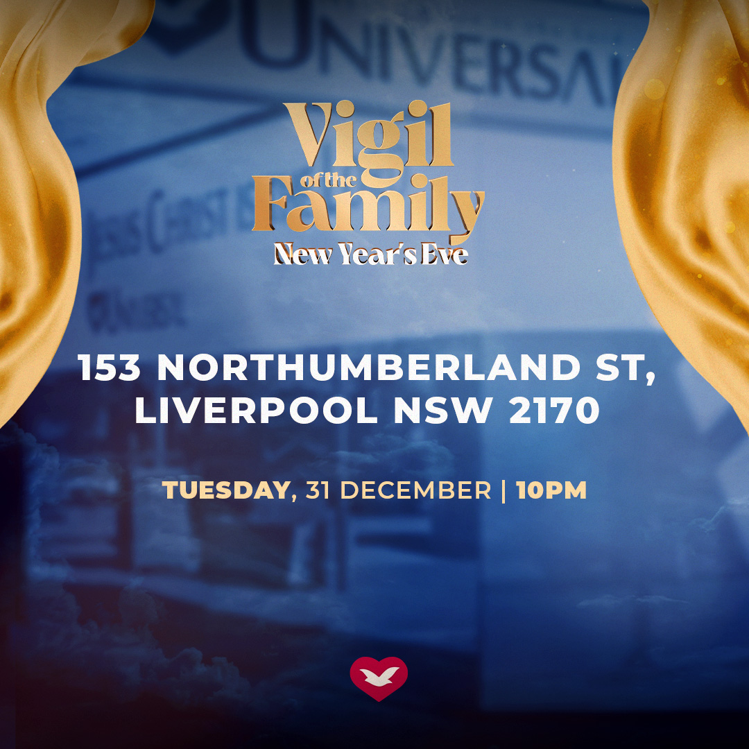 uckgaussie's tweet image. ✨ The Vigil of the #Family in⏳ #1Days time. An #unmissable evening.

📍#UniversalChurch ⛪️, 153 Northumberland St, #Liverpool

Also in #Underwood #Chatswood #Blacktown &amp;amp; #Dandenong

🗓️ #NewYearsEve
⏰ 10pm
🌐uckg.org.au

#NewYear2025 #UCKG #IURD #God #Church #Prayer