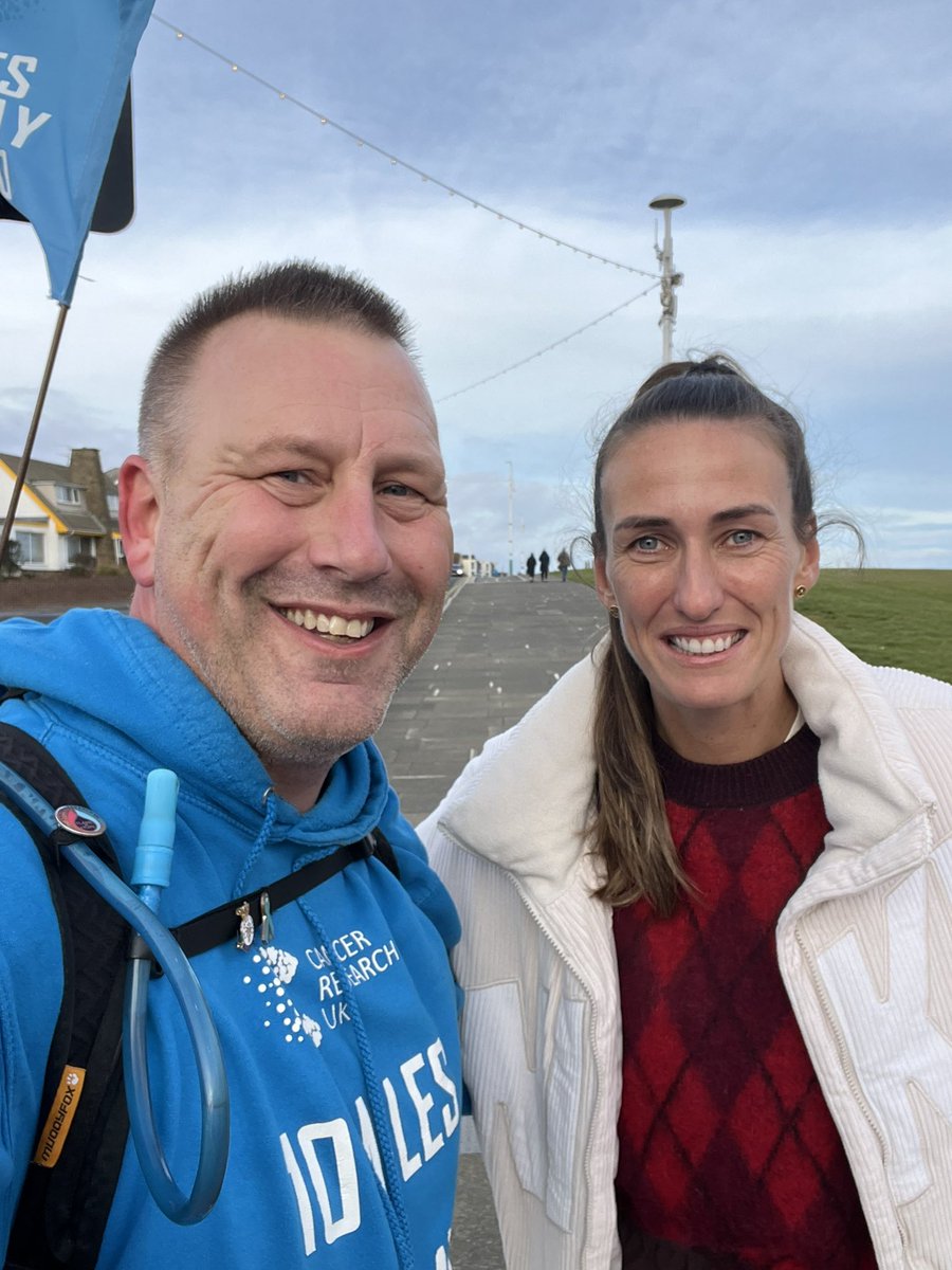 David Ansell (@8979dwa) on Twitter photo Day 725 of doing 10 miles a day for 1000 days for Cancer Research UK
Donations will be very much appreciated.
Brilliant meeting former England footballer Jill Scott 👍
<a href="/JillScottJS8/">Jill Scott MBE</a>
fundraise.cancerresearchuk.org/page/david-ans… Day 725 of doing 10 miles a day for 1000 days for Cancer Research UK
Donations will be very much appreciated.
Brilliant meeting former England footballer Jill Scott 👍
<a href="/JillScottJS8/">Jill Scott MBE</a>
fundraise.cancerresearchuk.org/page/david-ans…