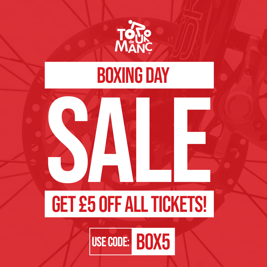 Did you catch the thrill of our Boxing Day deal? 🎁✨ Missed it? No worries! £5 off ride tickets is still going strong until 03/01!

Code: BOX5

tourdemanc.eventrac.co.uk/e/tour-de-manc…