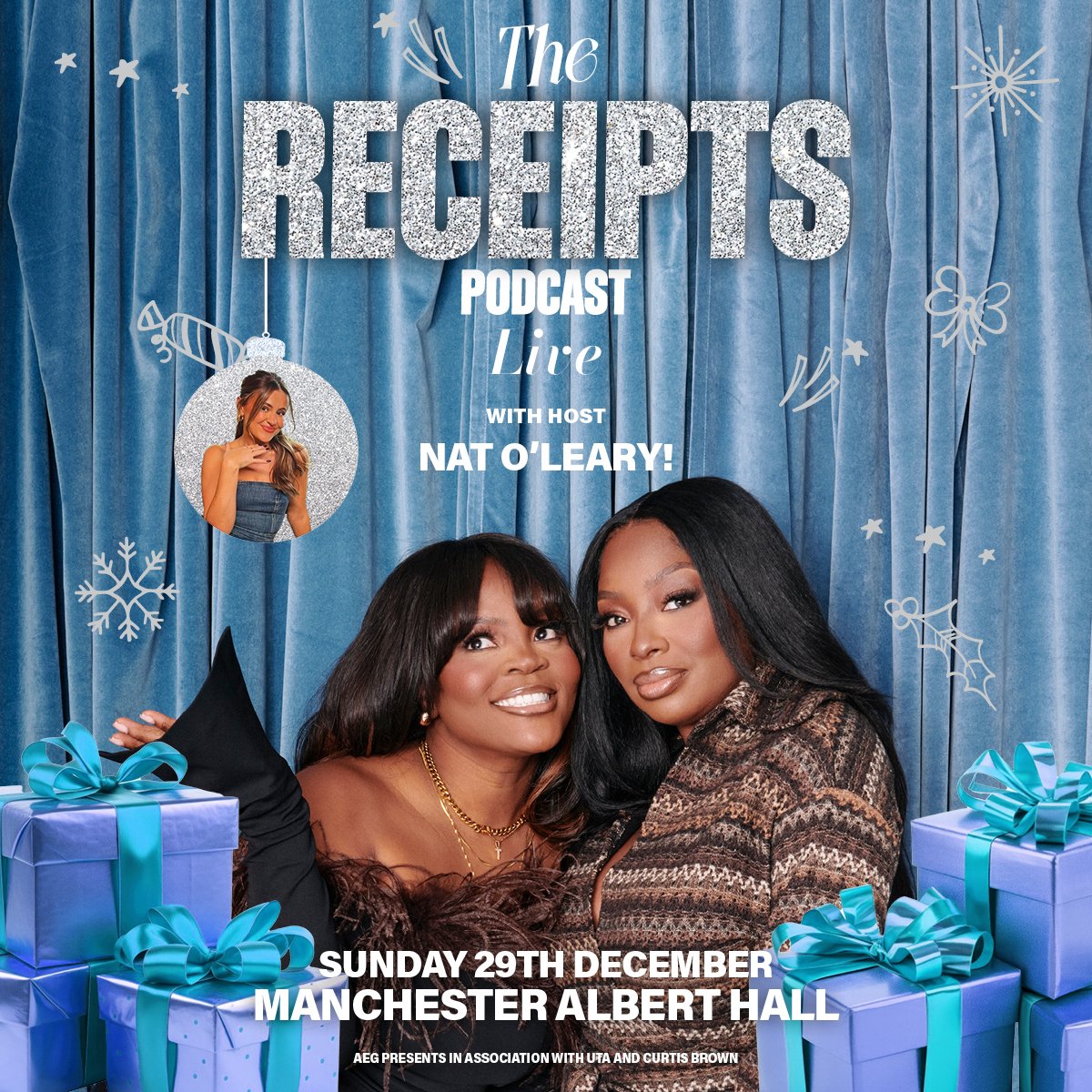 TONIGHT:
Doors - 6pm
The Receipts Podcast LIVE Part 1 - 7pm
Interval - 8pm
The Receipts Podcast LIVE Part 2 - 8:30pm
Curfew - 10pm

Last chance for tickets: tinyurl.com/4rsnnrtr
Enjoy the show!

<a href="/tolly_t/">Tolly</a> <a href="/audreythefinest/">Audrey</a> <a href="/NatalieAOLeary/">Natalie O'Leary</a>