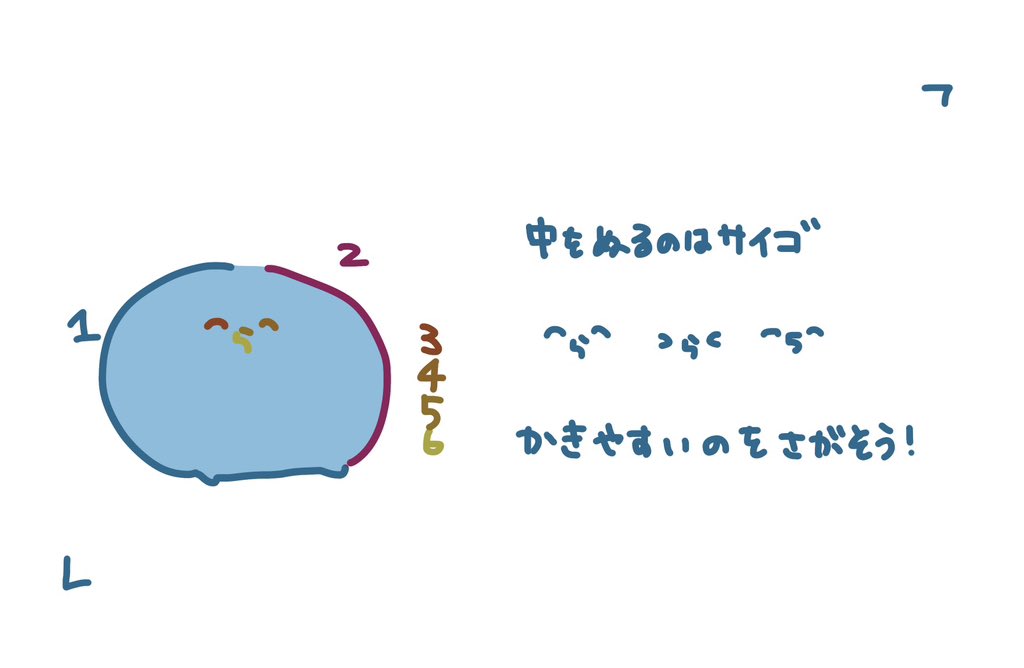 kax5252's tweet photo. 自分の書き順です^ら^ https://t.co/4v346RcrpR