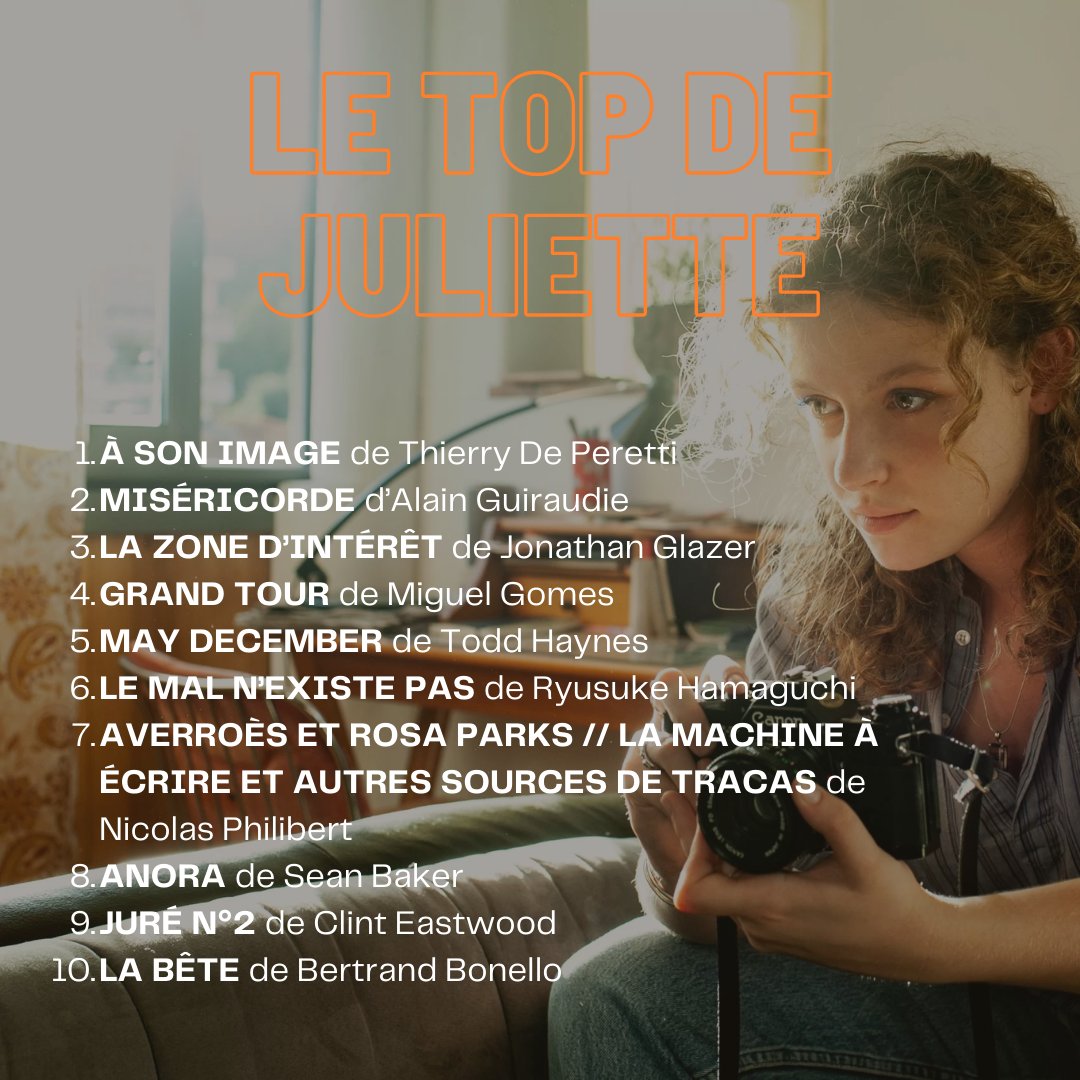 after_screening's tweet photo. Pour clôturer l'année, voici le Top 🔟 des membres de l'équipe !

D'excellentes fêtes de fin d'années à tou.te.s ! ✨ https://t.co/yDmp2akZix