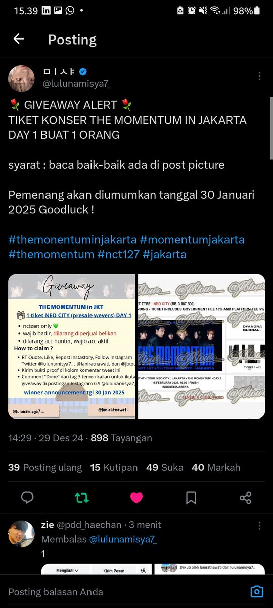 winjenct's tweet photo. @lulunamisya7_ all rules done!!
wish me luck😇🤲🏻 semoga 2025 bisa ketemu mark aminn https://t.co/9Fg5bmc8MF