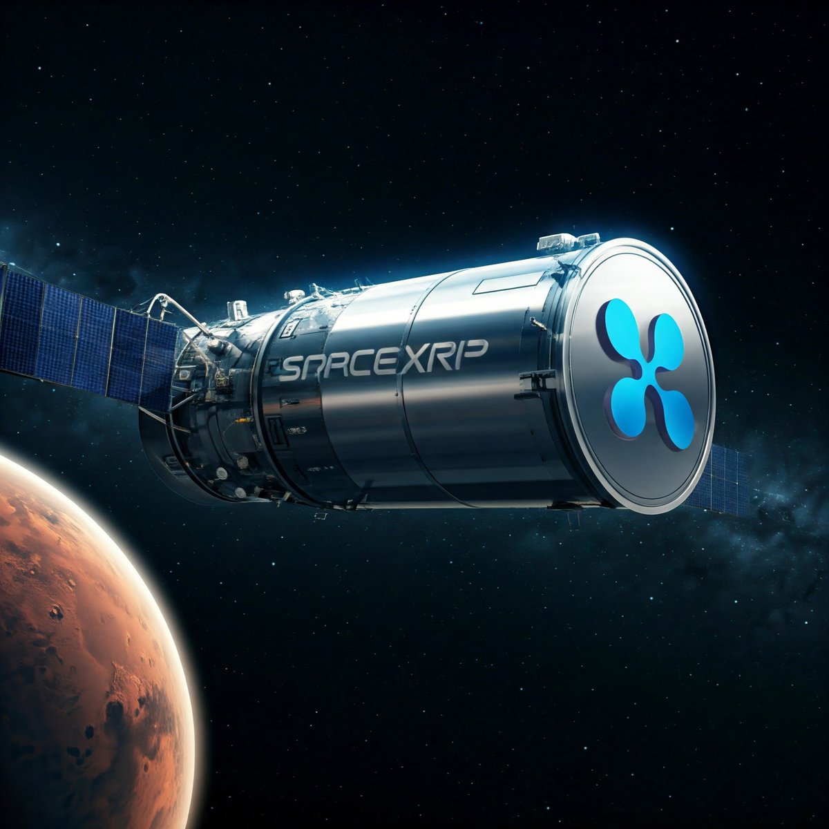 SPACEXRP1's tweet image. The future of the space economy is intertwined with blockchain technology. 

$SPACEXRP are seeing enormous potential in combining cutting-edge space technology with $XRP’s ledger. 

This innovation will lead to the creation of new markets and revenue sources. 

As humanities…