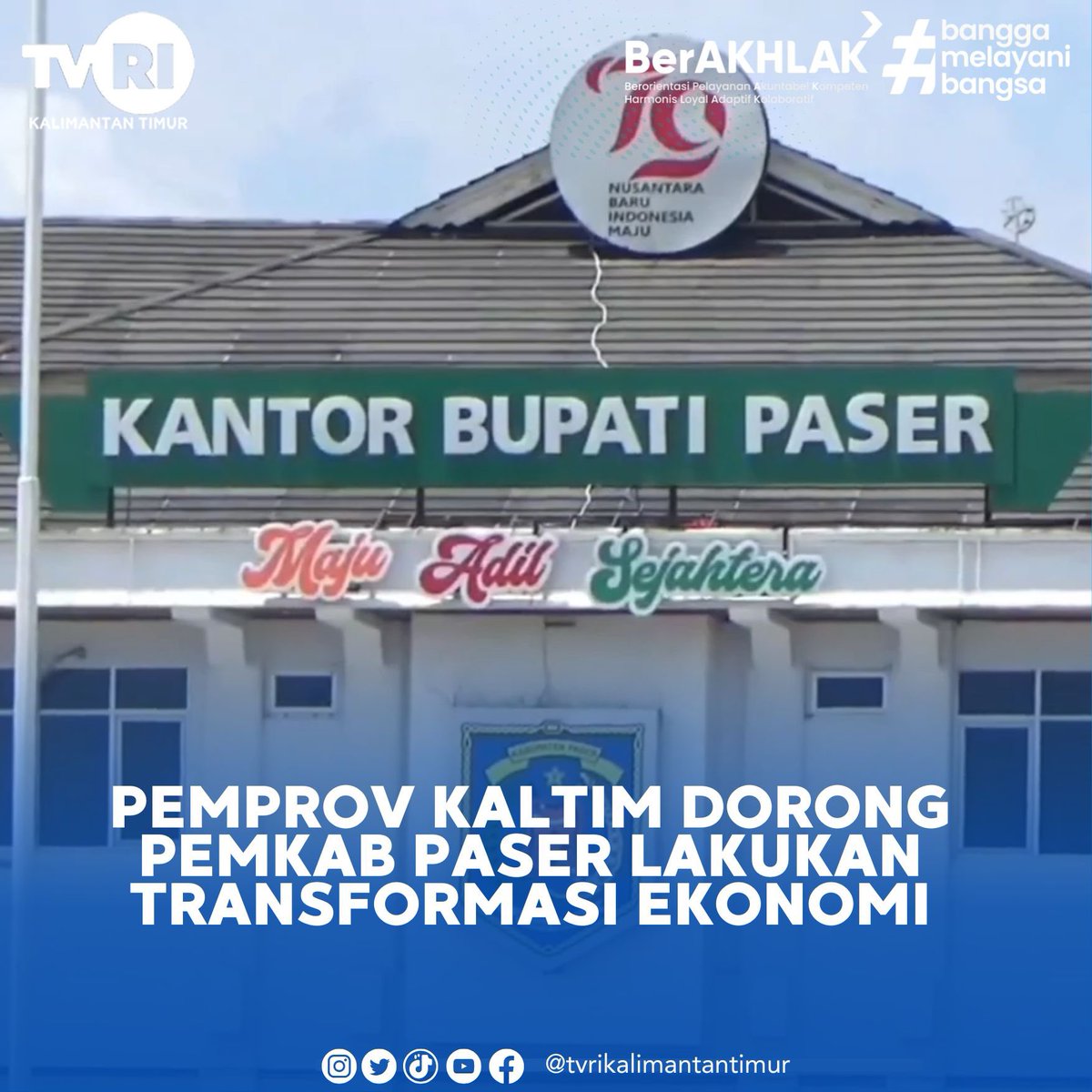 TVRIKALTIM_'s tweet photo. Pemprov kaltim dorong pemkab paser lakukan transformasi ekonomi #tvrikaltim #kalimantantimur https://t.co/LCk71eshMF