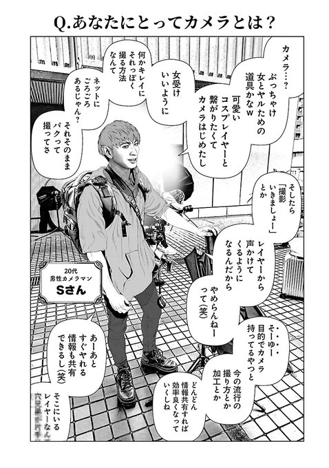 .
コスプレイベント参加者にとって【カメラ】とは?(2/2)
. 