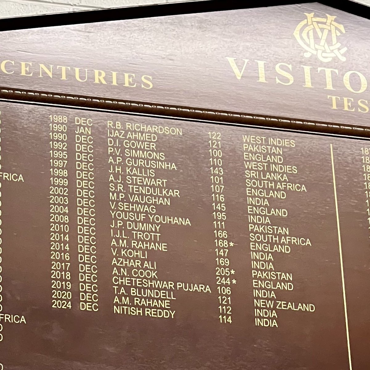 NITISH KUMAR REDDY - REMEMBER THE NAME 🇮🇳

- NKR name in the MCG's visitors board.