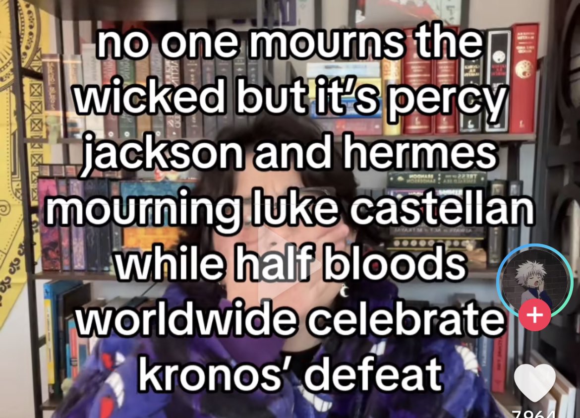 percy “he deserved to die” jackson did not mourn luke like let’s be real😭