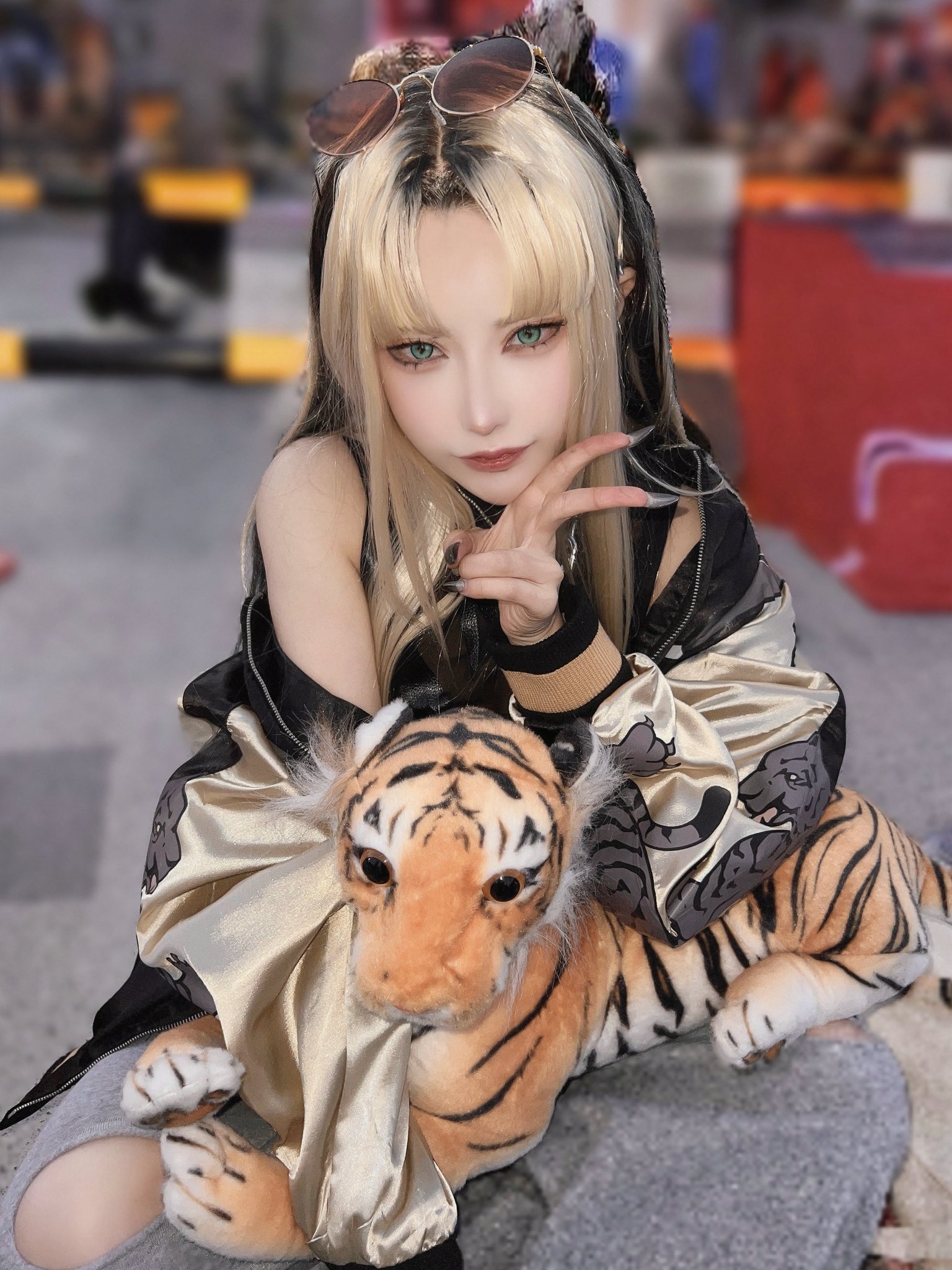 ホロライブ　虎金妃笑虎　ニコたん　コスプレ衣装 Amazon.co.jp: GGcosplay 虎金妃笑虎 Koganei Niko コスプレ衣装