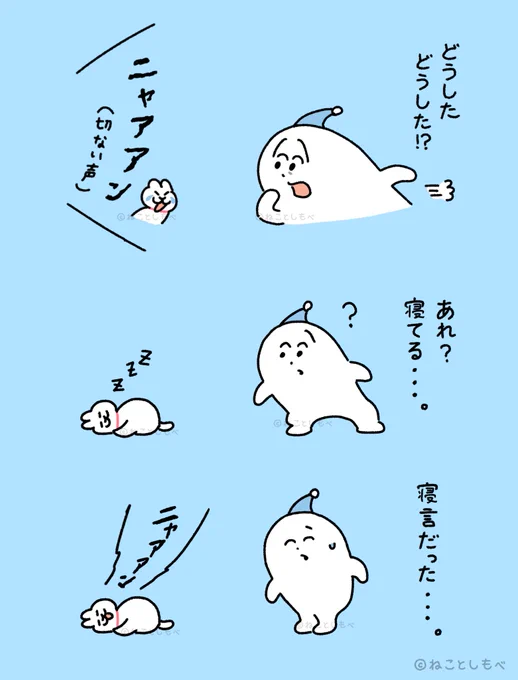 切ない声で鳴くねこ 