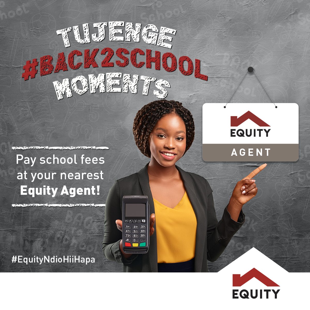 Back to School is here!! and Equity Bank has come with goodies!🥳🥳 Deposit school fees bila stress for FREE at any Equity Branch/Agent.
<a href="/KeEquityBank/">Equity Bank Kenya</a>
#TujengeBackToSchoolMoments
#BackToSchoolWithEquity