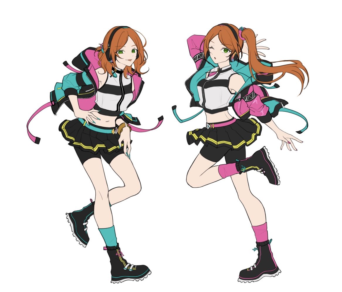 こちらも色ラフ！
※女体化