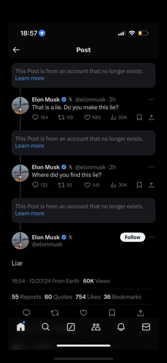 AnonymousUK2022's tweet photo. Free speech on X. Accounts being deleted which show views against Elon Musk https://t.co/NQ3s7yGHQL