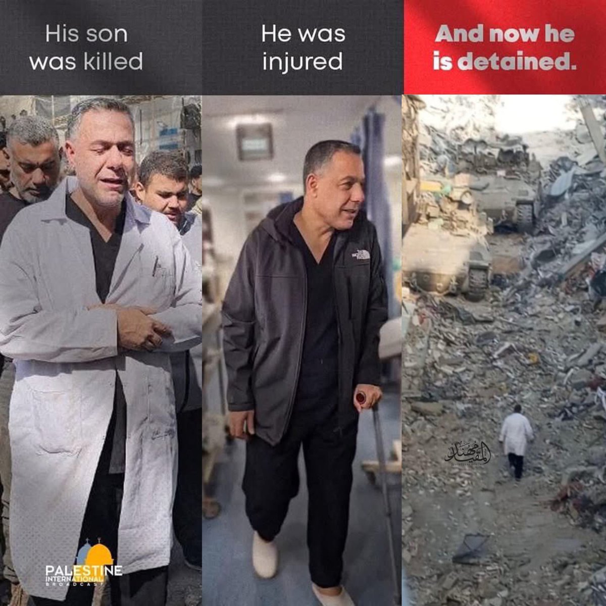 وحيداً يا دكتور حسام .. كفلسطين وكغزة 💔💔