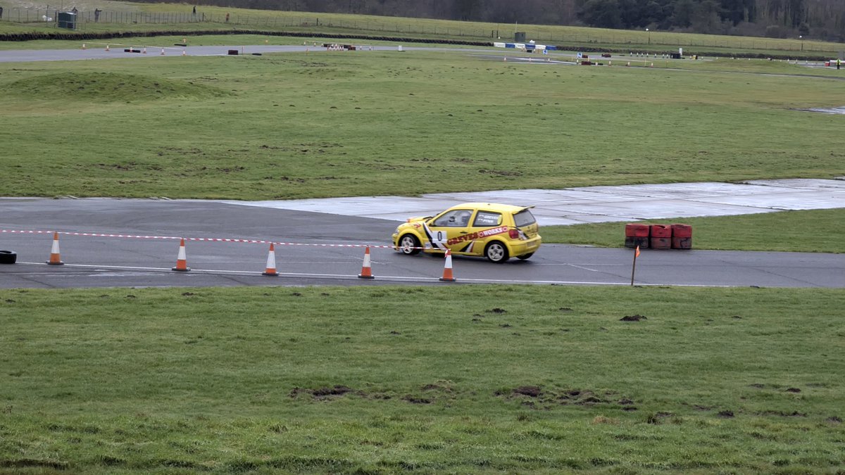 First car on stage at <a href="/PembreyCircuit/">Pembrey Circuit</a> #JaffaStages
