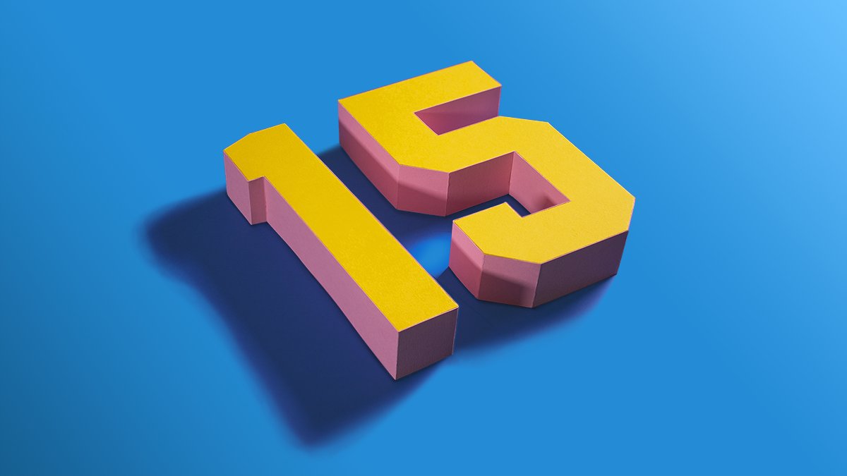 Do you remember when you joined Twitter? I do!
My 15th and final year!