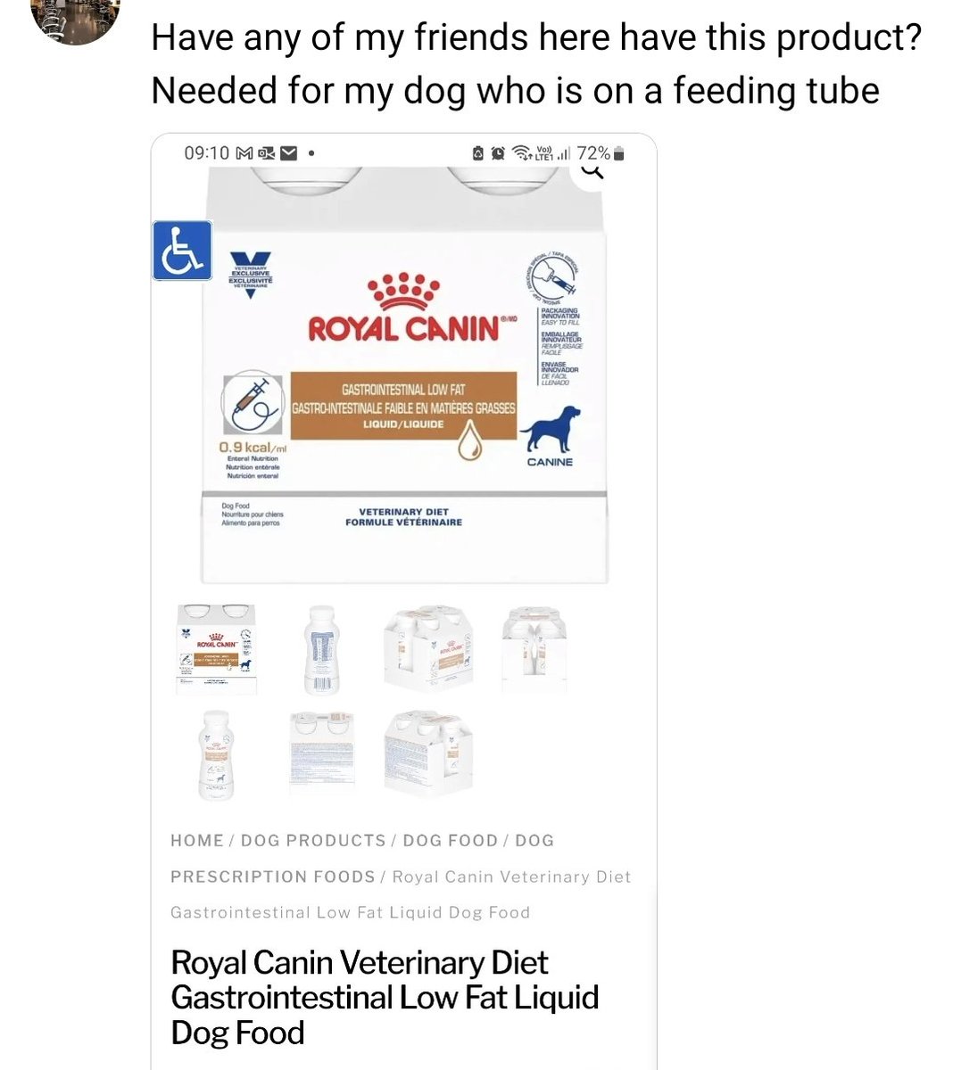 blueyblinx's tweet photo. Anyone have this product plz 🙏 
@royalcaninuk  desperately needed for my dog . https://t.co/57ekkmRpiI