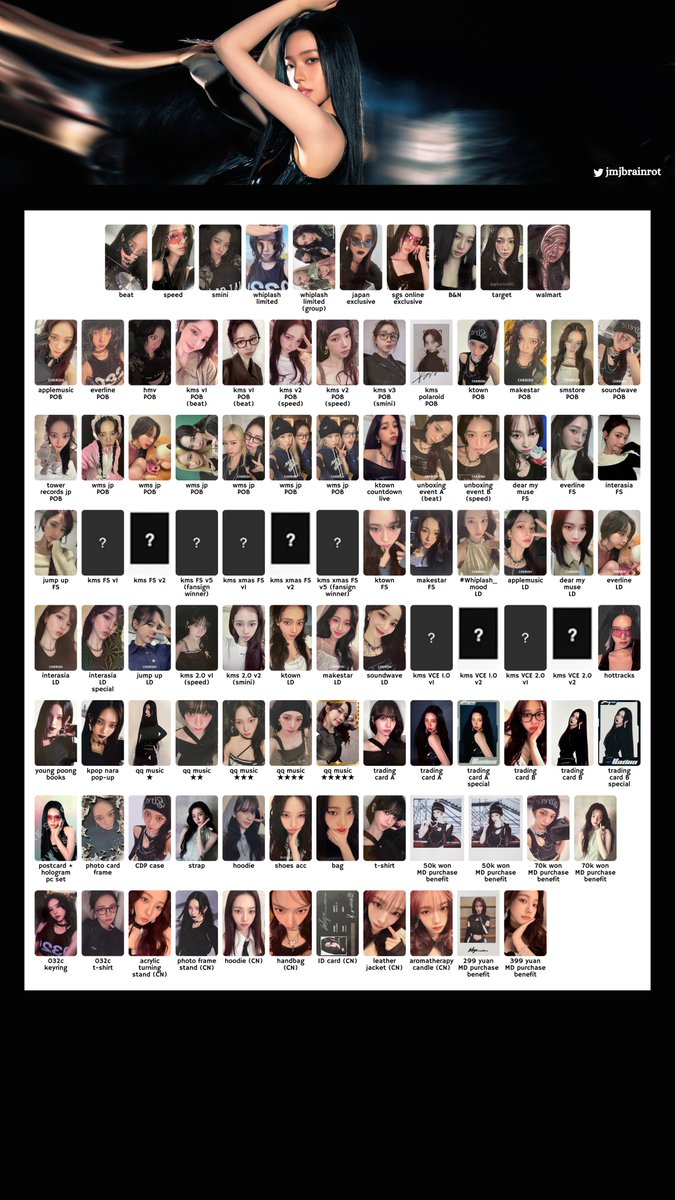 💿 aespa 5th mini album - whiplash complete photocard template