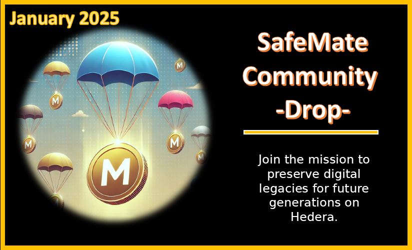 Forevernowtoday's tweet photo. 🎉 Mate Token Legacy Builder Event—3 Days Left!

Don’t miss out on being part of the next evolution of digital preservation:
✔️ Like & retweet this post.
✔️ Associate the Token ID: 0.0.7779374

⏳ Entries close 31 December 2024. 
🎁 Token rewards distributed on Week1 2025. 
Be part of something bigger. Let’s build a digital legacy together! 🌟

$Mate $Hbar #Hedera