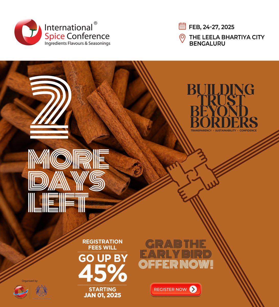 iscaisef's tweet photo. Almost There! Only 2 days left for the Early Bird Discount to ISC 2025!

Act now to secure your spot and save big. Register now at https://t.co/HFOPKDlEAe

#ISC2025 #NetworkingEvent #EarlyBirdSavings https://t.co/lLe8CkQFlE