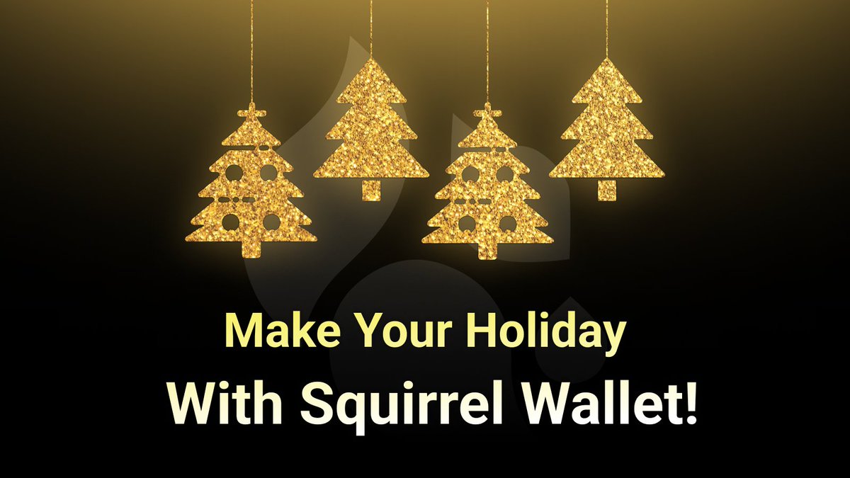 squirrel_wallet's tweet photo. Make Your Holiday with Squirrel Wallet! 🐿🎄
Gift crypto, manage your assets, and explore new opportunities easily and securely with Squirrel Wallet.
💌 Join now: https://t.co/gFRD4eAkO8
#CryptoGifting #HolidaySeason #SquirrelWallet