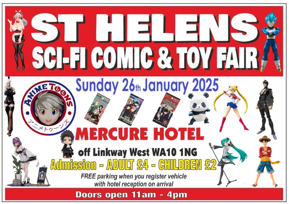 Anime_Toons's tweet image. Anime Toons with be at St Helen's Sci-Fi Comic &amp;amp; Toy Fair. #animeuk #anime #animefans #yugiohcommunity #ukcosplay #cosplayer #cospla
