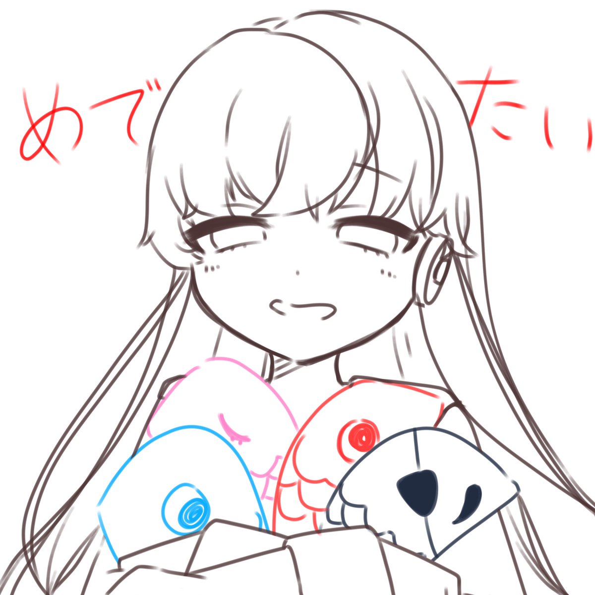 minami___nanami's tweet photo. #駅メモファンアート 
勢い落書き
めでたい電車でんこありがとう https://t.co/2oOf0o50Jr