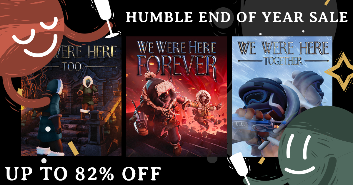 WeWereHereGame's tweet image. Make sure to have a look at the Humble Bundle end of year sale to complete your co-op puzzle collection! Get yourself and your friend ready for hours full of puzzles! 🧩❄️

#HumbleBundle #WeWereHereSeries
