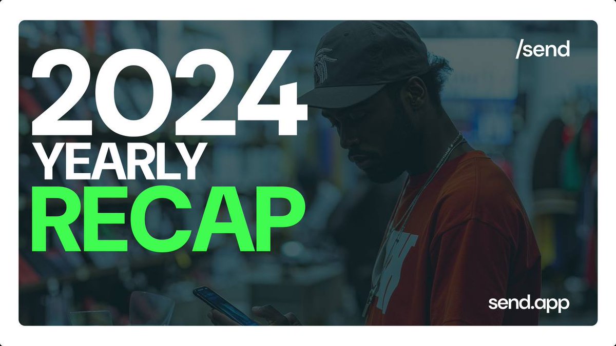 This year has been one of the most experience-filled years. Notwithstanding, there were ups and downs, cries and laughter.
But one of the most life changing events that occurred this year was my adoption of $SEND. And being the last Senday of 2024, all I have to say is cheers 🥂