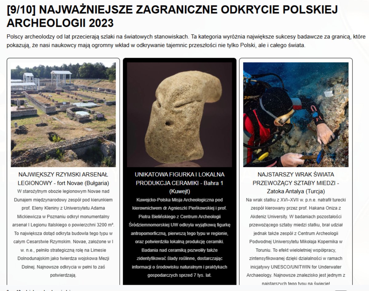 PCMA_UW's tweet image. #BetweenTheHolidays – best time to join the fun &amp;amp; vote in @ArcheologiaZywa poll
Here’s another contender: anthropomorphic figurine head from 🔸Bahra 1🔸 #Kuwait!
😍 It’s nominated in 2 categories:
▶️ Unique Artifact
▶️ Most Important Foreign Discovery
🔗archeologia.com.pl/archeologiczne…