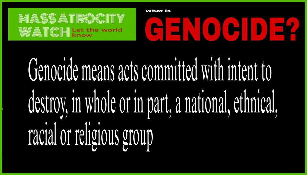 Mass Atrocity Watch tweet media