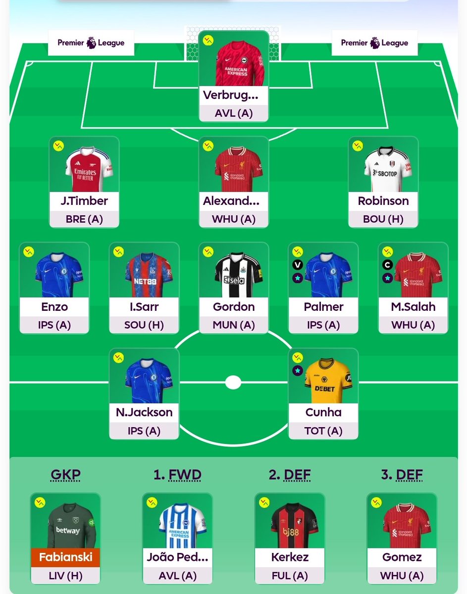 #GW19
🌍 Or 71k
Roll 4.6 w banku 1 FT 
Zielonych 😉